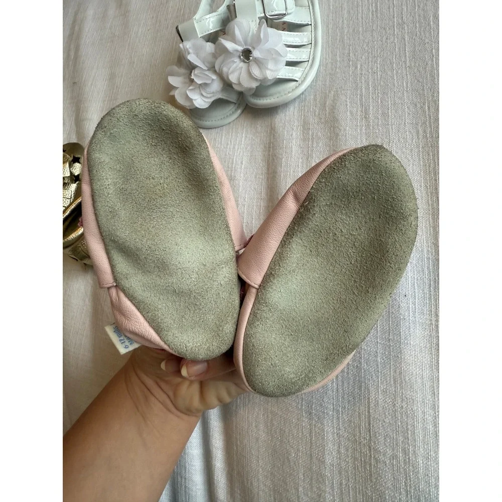 Baby Girl Shoes Bundle - Laura Ashley, Chloe‎ K., Robeez - Infant